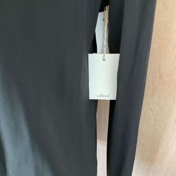 NWT Aritzia Wilifred black top tie cape kimono cardigan size Small - Picture 6 of 14